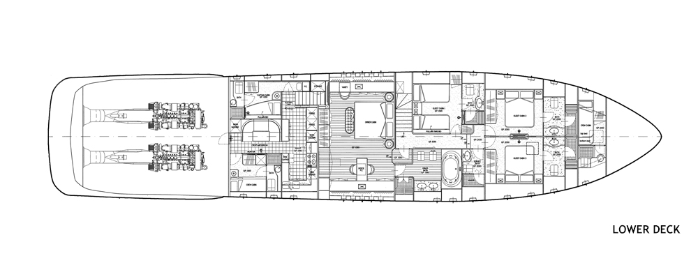 Lower deck